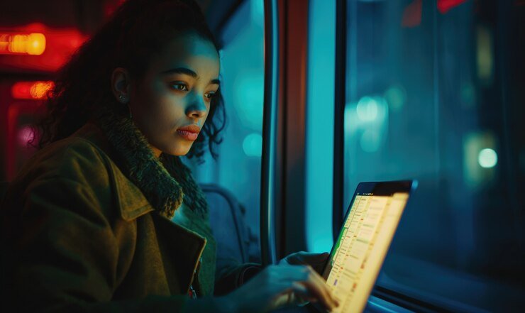 Ilustrasi protokol keamanan data pada platform hiburan daring
